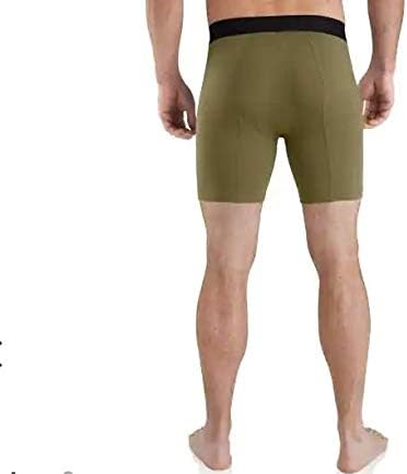 Carhartt Men's Cotton Blend 8" Boxer Brief 2 Pack Burnt Olive