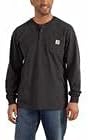 Carhartt Men's Dearborn Loose LS Henley T-Shirt Black