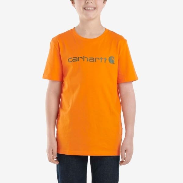 Carhartt Boys Short-Sleeve T-Shirt Orange